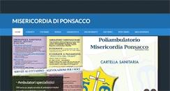 Desktop Screenshot of misericordiaponsacco.it